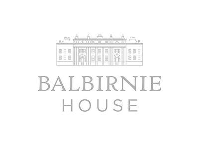 Balbirnie House branding illustration identity logo logo design