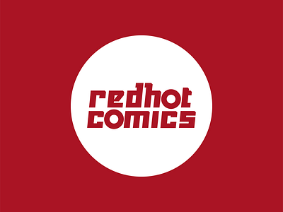 Red Hot Comics branding illustration identity logo logo design