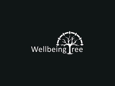 Wellbeing Tree branding illustration identity logo logo design