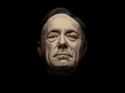 Frank Underwood art digital frank underwood house of cards illustration painting photoshop portrait