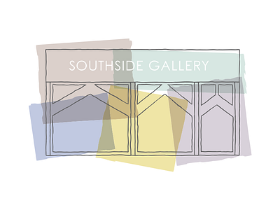 Southside Gallery Logo (1) branding color colour identity illustrator logo