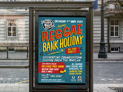 reggae take over poster