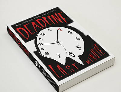 Deadline book book bookcover calligraphy coverdesign design horrorbook lettering