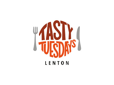 Tasty Tuesday Logo custom logo design freelancer graphic hand drawn logo
