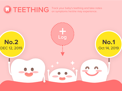 glow baby new feature - teething