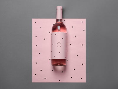 Dúzsi Tamás Merlot Rosé packaging packaging design pink print wine