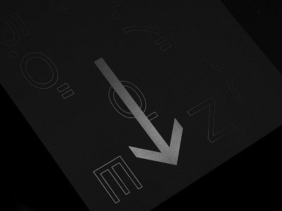 DiiM Architecture brand identity arrow branding branding design foil foil stamp graphic graphic design minimal print
