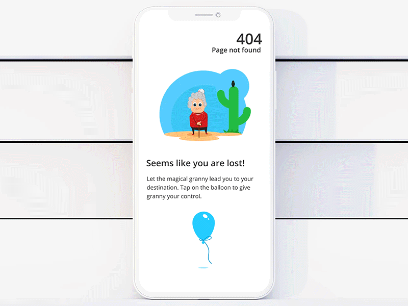404 Page not found 404 error animation app illustration interaction design magic mobile app motion page not found ui design user experience witch
