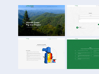 Appalachian Iron Landing Page branding design logo responsive ui ux web design website