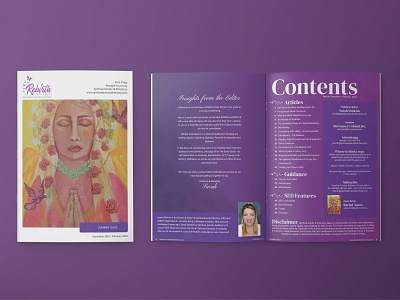 Rebirth Magazine - December 2019 Issue design graphic design graphicdesign magazine magazine cover magazine design magazine layout