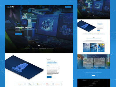 Tekneka Engineering Web Design design responsive ui ux web design website