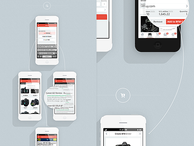 comPare Case Study (2013 May) app case study clean e commerce ecommerce flat ios mock up portfolio simple ui ux