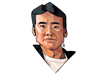 Day Twenty two.Murakami art character design digital draw illustration novelember portrait writer