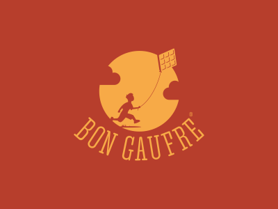Bon Gaufre logo ver. 2 blackmilk bon gaufre logo waffles