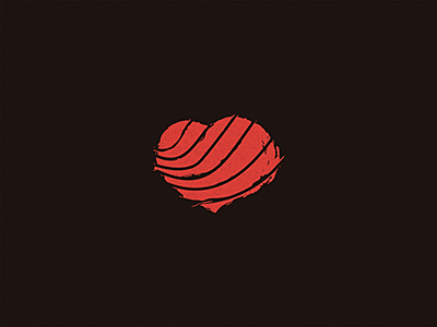 sushi bar logo fish foxhide heart logo red salmon sushi