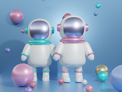 3D Astronauts