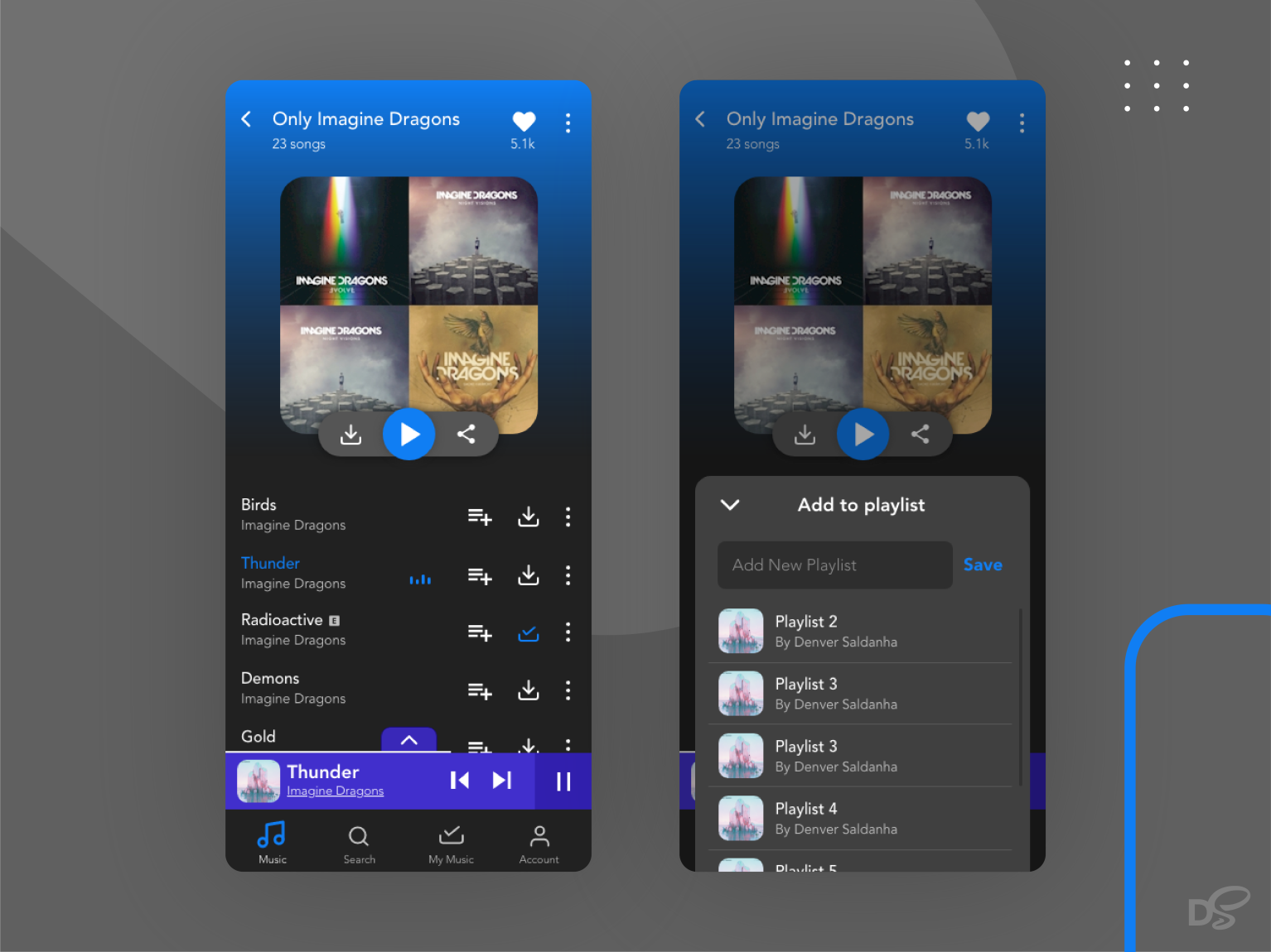 Hungama Music App Playlist Page Re Design By Denver Saldanha On Dribbble hungama music app playlist page re