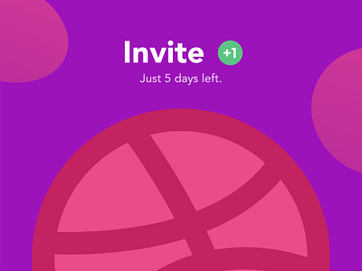 Dribbble Invite +1