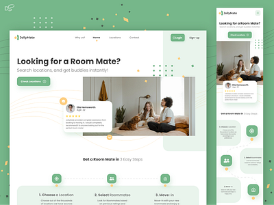 JollyMate Rental Housing Website UI/UX Design