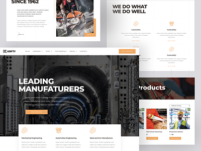 KRAFTY - Construction & Industry Elementor Template