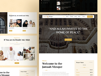 Jamaah - Mosque & Islamic Center Elementor WordPress Template