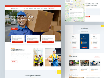 Logistix - Transportation & Logistic Website Template