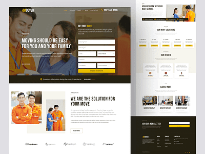 Moover - Moving Company Website Template