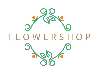 Flower Shop Business Card business card flower logo name