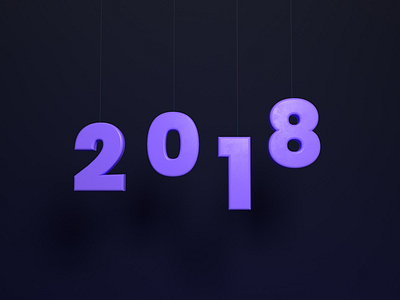Happy new year 2018 3d cinema4d happy newyear ny nye render