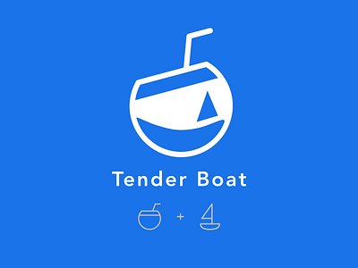 Tender boat logo design