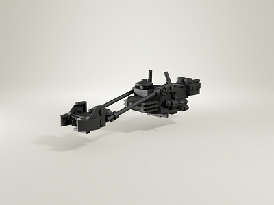 LEGO® Mandalorian Speeder clay render 3d 3d art blender blender3d clay clay render clayrender illustration lego mandalorian speeder star wars