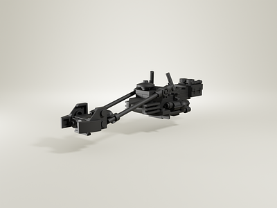 LEGO® Mandalorian Speeder clay render