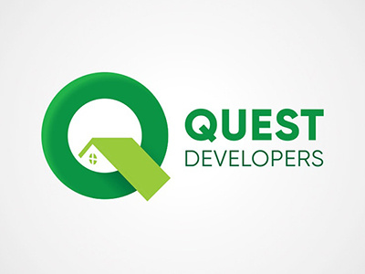 Quest Developers Estate Agent Logo Design estate agent logo logo design real estate logo