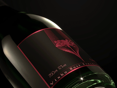 Pericó CGi Rosé Brut 3d 3dsmax bottle cgi corona product render rotation