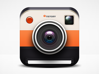 Camera Icon app design graphics icon ios iphone mobile photoshop polaroid