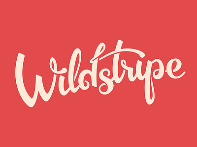 Wildstripe logo calligraphy identity lettering logo logo design logotype