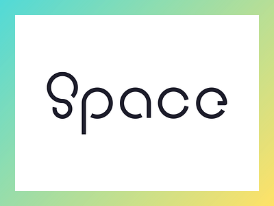 Thirty Logos Challenge #1 - Space brand branding gradient logo logo design office open space space thirty logos thirtylogos