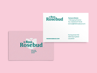 1-800-Rosebud Business Card