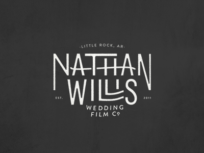 Nathan Willis branding films lettering logo texture videography wedding