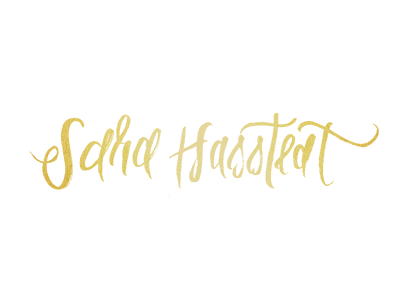 Sara Hasstedt branding handlettering identity