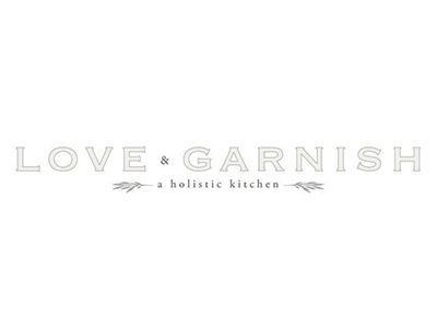 Love & Garnish branding food holistic identity organic