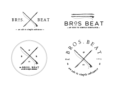 Brother's Beat branding classic fishing logo vintage