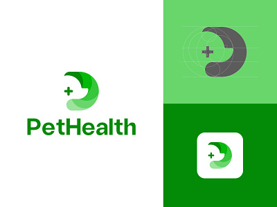 Pethealth logo design animal branding business cat design dog illustration logo minimalist modern pet professional ui vector