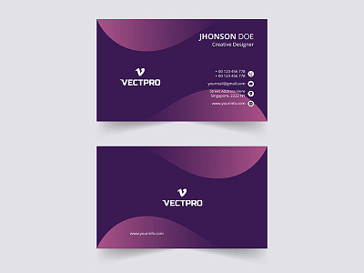 Corporate Business Card Template by Md Mehedi Hasan on Dribbble