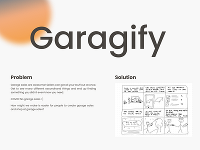 Garagify problem statement