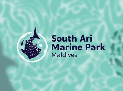 South Ari Marine Park - A Marine Adventure Awaits fish logo logodesign logotype marine marine life whale