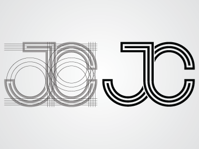 J + C Logo Concept branding concept