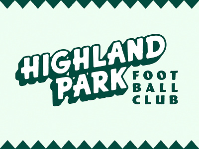 Highland Park FC Lettering