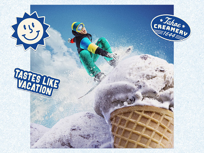 Ice Cream Company - Social Media Content design ice cream illustration nevada photoshop reno design vector