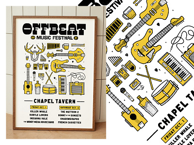 OFFBEAT Music Festival Gig Poster